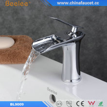 Beelee Brass Waterfall Bathroom Basin Faucet with Ce Approved